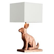 Garfunkel Wooden Rabbit Table Lamp Large Weather Barn - KITZAF14130