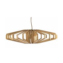 Agry 800 1 Light Timber Pendant - AGRY-800 Wood