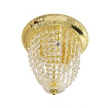 England 3 Light CTC Crystal Chandelier Gold - ENGLAND-Gold