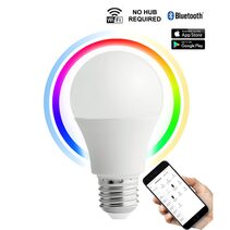 Smart 10W LED E27 Dimmable TRI-CCT + RGB - SMTGLS1