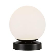 Lilly 1 Light Table Lamp Black / Opal - 48885003