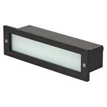Bertland Plain 3.6W LED Bricklight Black / Warm White - LLED2000-BL