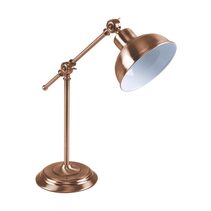 Tinley 1 Light Desk Lamp Antique Copper - 22527