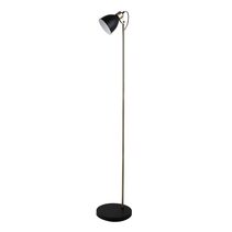 Leah 1 Light Floor Lamp Black - 22539