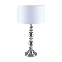 Sandra 1 Light Table Lamp Satin Chrome - 22546
