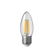 Filament Clear Candle LED 4W E27 Dimmable / Warm White - F427-C35-C-27K