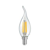 Filament Clear Flame Candle LED 4W E14 Dimmable / Warm White - F414-C35T-C-27K