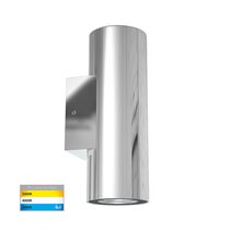 Aries 12W 240V Up & Down LED Wall Pillar Light Stainless Steel / Tri-Colour - HV3626T-PSS316