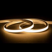 HaviFlex Top Bend 14.4W IP67 24V DC 120 LED Single Colour Flexible Neon 3000K 1 Metre LED Strip / Warm White - HV9796-IP67-200-3K
