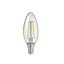Filament Clear Candle LED 2W E14 Dimmable / Warm White  - F214-C35-C-27K