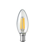 Filament Clear Candle LED 4W B15 Dimmable / Warm White  - F415-C35-C-27K