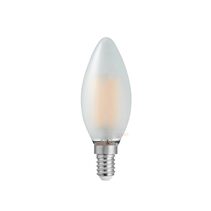 Filament Frosted Candle LED 4W E14 Dimmable / Warm White - F414-C35-F-27K