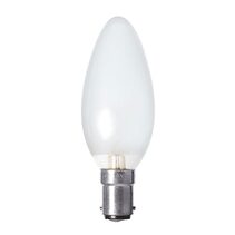 Halogen Frosted Candle 18W SBC - CAN18WSBCP
