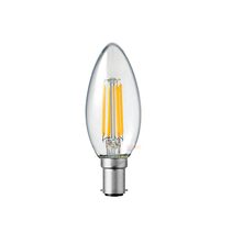 Filament Clear Candle LED 6W B15 Dimmable / Warm White - F615-C35-C-27K