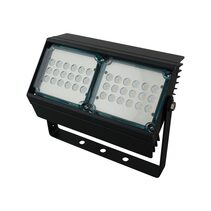 Polaris 100W 25° 24V DC LED Dimmable Architectural Flood Light Black / Natural White - AQL-911-BK-E1005025S