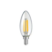 Filament Clear Candle 12V LED 4W E12 Dimmable / Warm White - F412-C35-C-12V