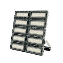 High Power 1000W 60° LED Floodlight Black / Warm White - AQL-931-F10003060S