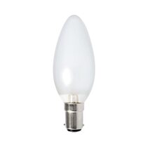 Frosted Candle 6W B15 Dimmable LED Globe / Warm White - LCAN6WPSBCWWD