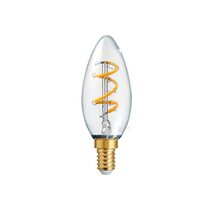 Filament Clear Candle Spiral LED 3W E14 Dimmable / Extra Warm White - F314-C35S-C