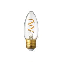 Filament Clear Candle Spiral LED 3W E27 Dimmable / Extra Warm White - F327-C35S-C