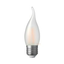 Filament Frosted Flame Candle LED 4W E27 Dimmable / Warm White - F427-C35T-F-27K