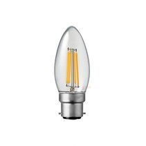 Filament Clear Candle LED 6W B22 Dimmable / Warm White - F622-C35-C-27K
