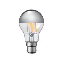 Filament Silver Crown GLS LED 9W B22 Dimmable / Warm White - F922-A60-SC