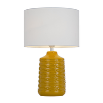 Agra Table Lamp Butterscotch - AGRA TL-BSWH