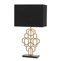 Akron 1 Light Table Lamp Large Antique Gold / Black - AKRON TLL-BKAG