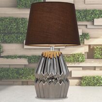 Greet Table Lamp Chrome - GREET TL-CHBR