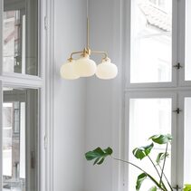 Raito 3 Light Pendant Brass / Opal - 48053001