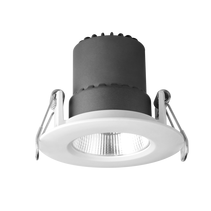 Ecostar II Round Fixed 10W Dimmable LED Downlight White / Tri-Colour - S9145TC/WH