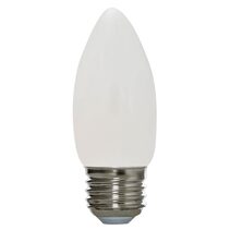 Filament Opal Candle 4W E27 Dimmable LED Globe / Warm White - LCA27E27D