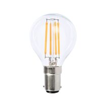 Filament Clear Fancy Round 4W B15 Dimmable LED Globe / Daylight - LFR50B15D/C