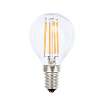 Filament Clear Fancy Round 4W E14 Dimmable LED Globe / Warm White - LFR27E14D/C