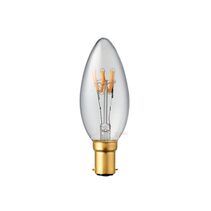 Filament Clear Candle Tre Loop LED 3W B15 Dimmable / Extra Warm White - F315-C35V-C