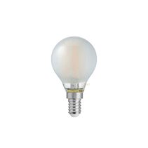 Filament Frosted Fancy Round LED 4W E14 Dimmable / Warm White - F414-G45-F-27K