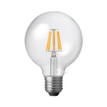 Filament Clear  G95 12V DC LED 6W E27 Dimmable / Extra Warm White - F627-G95-C-22K-12V