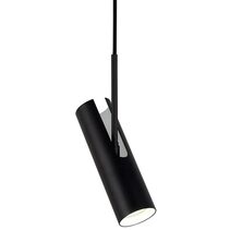 MIB 1 Light GU10 Adjustable Pendant Black - 71679903