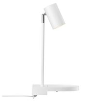 Cody 1 Light Wall Light with USB Charger White - 2112001001