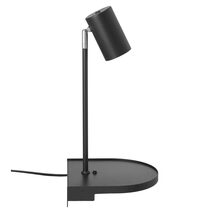 Cody 1 Light Wall Light with USB Charger Black - 2112001003