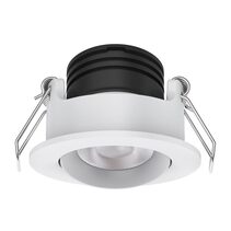 Pico 3W Dimmable Mini LED Adjustable Downlight White / Tri Colour - 21578