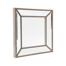 Zeta Small Wall Mirror Antique Silver - 40129