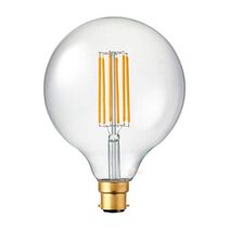 Filament Clear G125 LED 8W B22 Dimmable / Extra Warm White - F822-G125-C-22K
