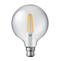 Filament Clear G125 LED 8W B22 Dimmable / Warm White - F822-G125-C-27K