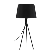 Anna Table Lamp Black / Dark Grey - ANNA TL-BKDGY