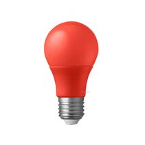 GLS Polycarbonate LED 5W E27 Red - P527-A60-R