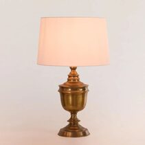 Sheffield Table Lamp Antique Brass With Shade - ELPIM58269AB
