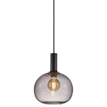 Alton 1 Light Pendant Medium Black / Smoke - 47313047