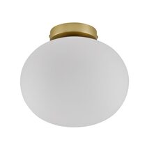 Alton 1 Light Flush Mount Light Brass / Opal - 2010506001